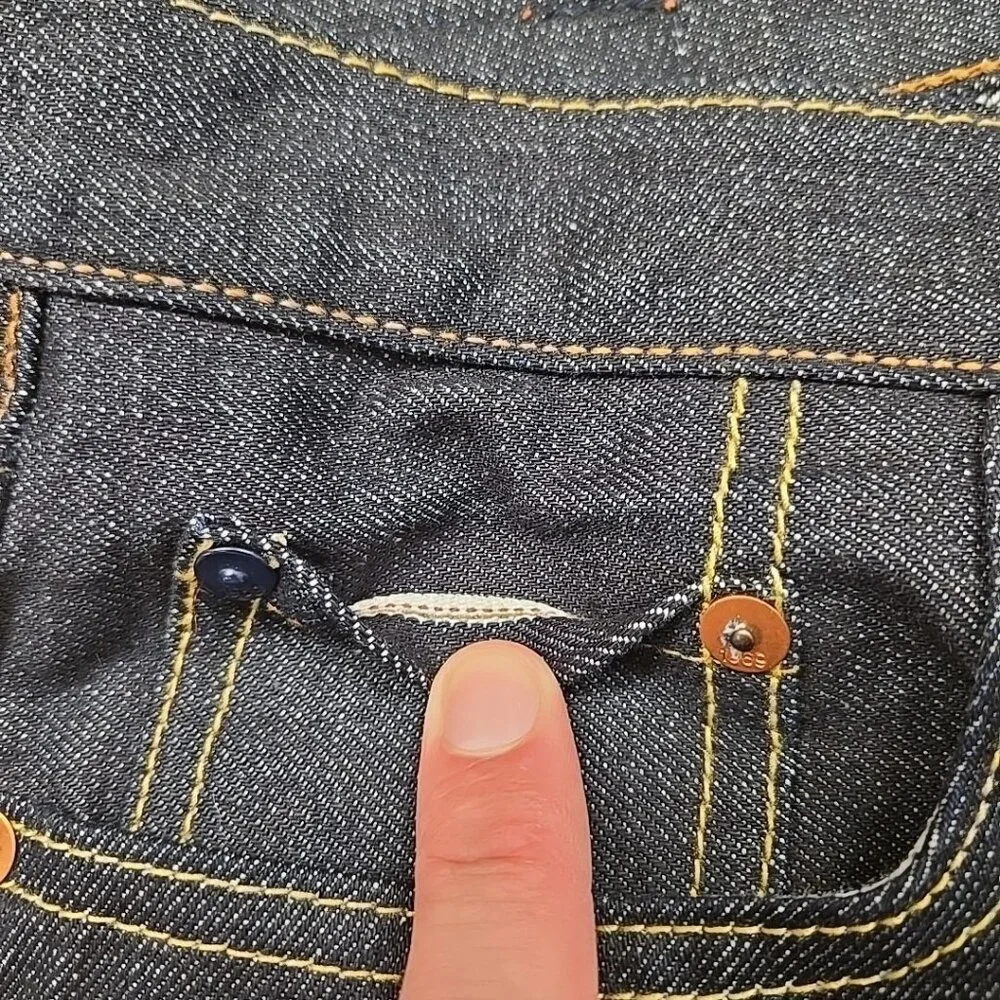 Gap 1969 Japanese Selvedge Denim Jeans Mens Size 28/30 (Actual 28/31) Skinny
